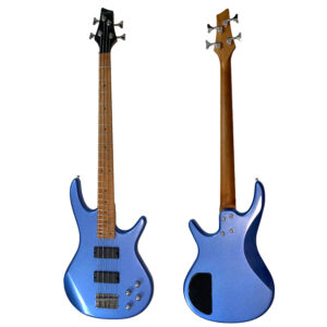גיטרה בס כחולה למתחילים