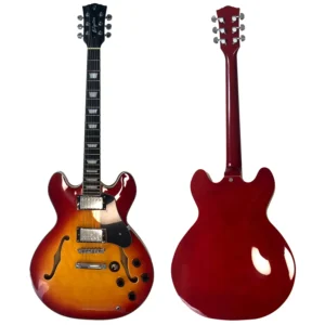 גיטרה חשמלית BZGUITARS BZ-J-SR – חצי נפח – לבלוז וג’אז