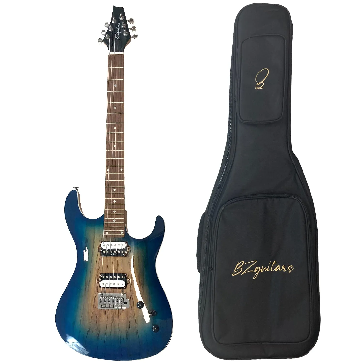 גיטרה חשמלית כחולה BZguitars BZ-LZS-BL