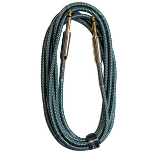 כבל ירוק לגיטרה חשמלית