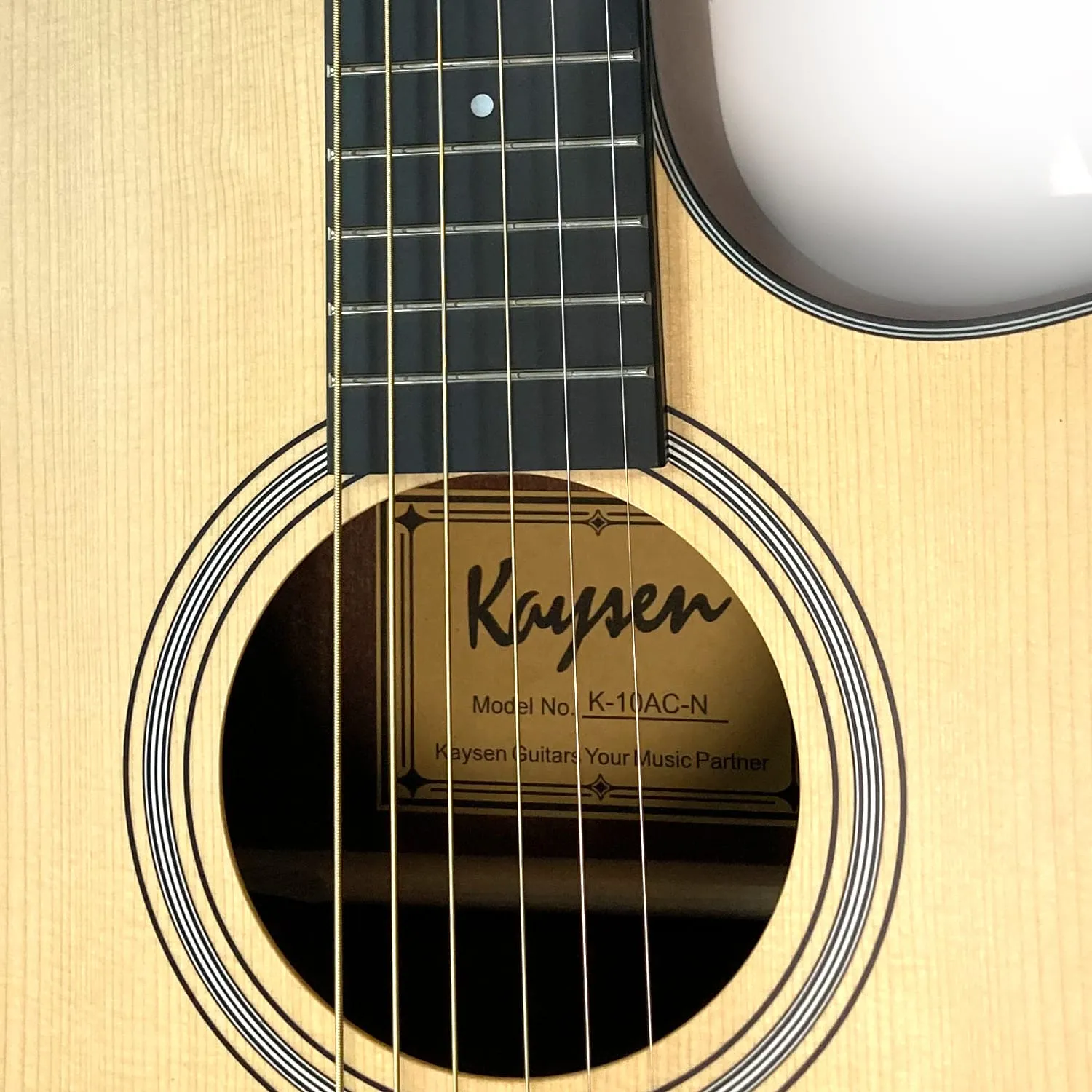 גיטרה אקוסטית מוגברת K-10AC-N