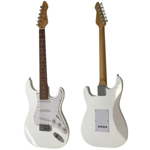 גיטרה חשמלית לבנה BZ-S1-wh BZGUITARS
