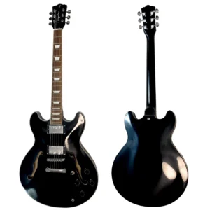 גיטרה חשמלית שחורה BZGUITARS BZ-J-BK – חצי נפח – לבלוז וג’אז