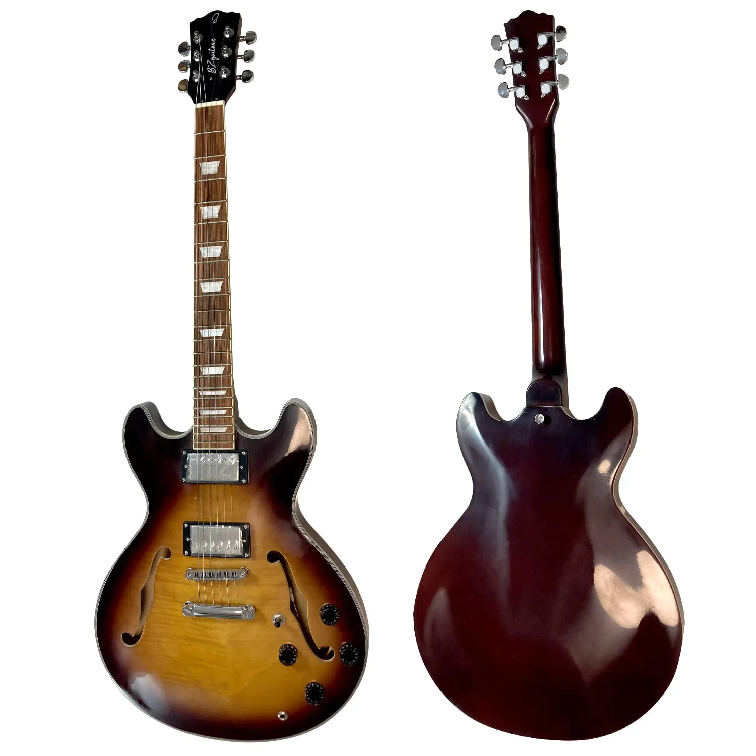 גיטרה חשמלית BZGUITARS BZ-J-SB - חצי נפח - לבלוז וג'אז